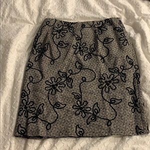 Talbots pencil skirt hidden zipper